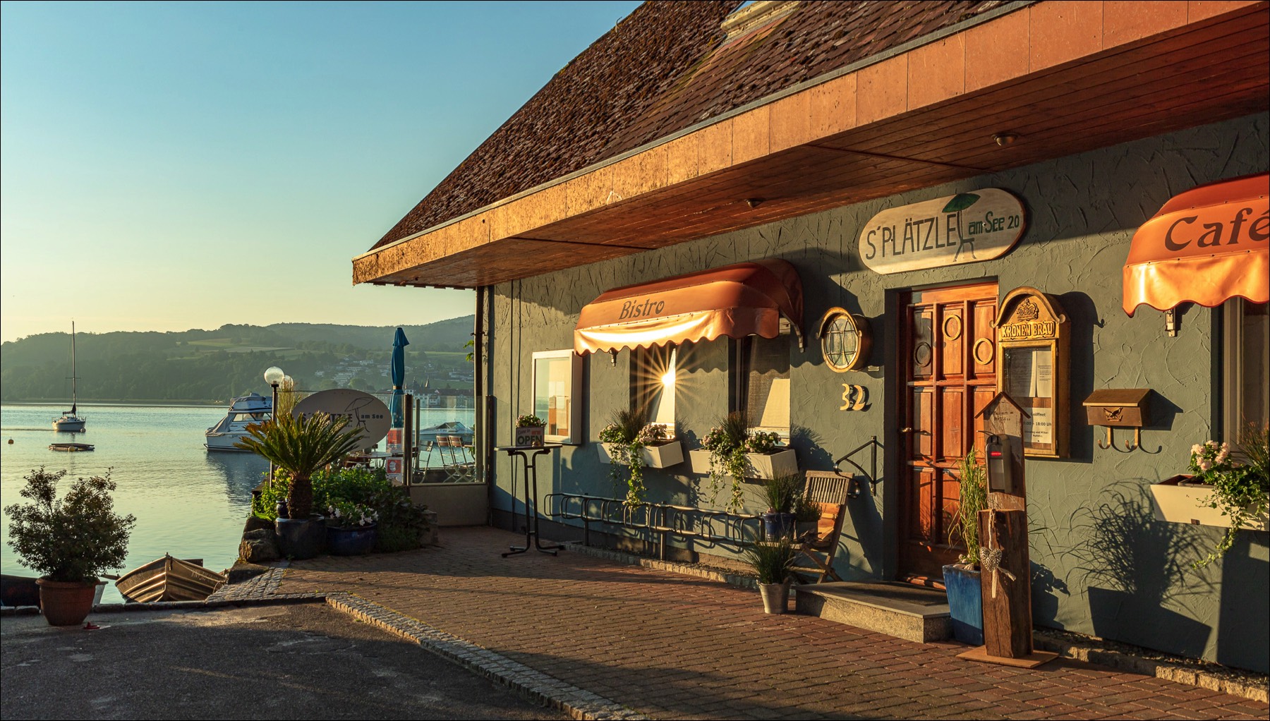 bistro, cafe, plätzle-am-see, hemmenhofen, bodensee